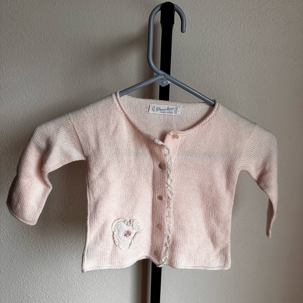 Feltman bros vintage 6 month knitted cardigan